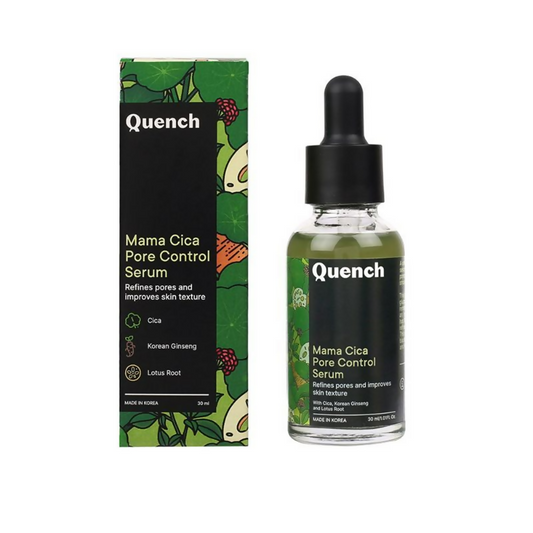 Quench Pore Control Serum with Cica & Korean Ginseng Controls Excess Oil & Acne