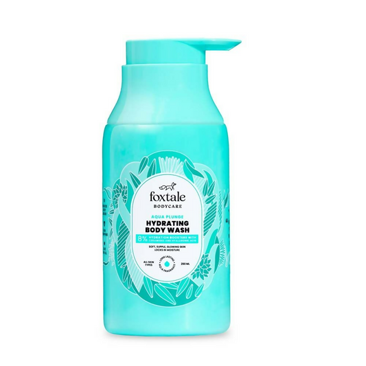 Foxtale Hydrating Body Wash With Hyaluronic Acid & Ceramides Locks In Moisture Reduces Body Odour
