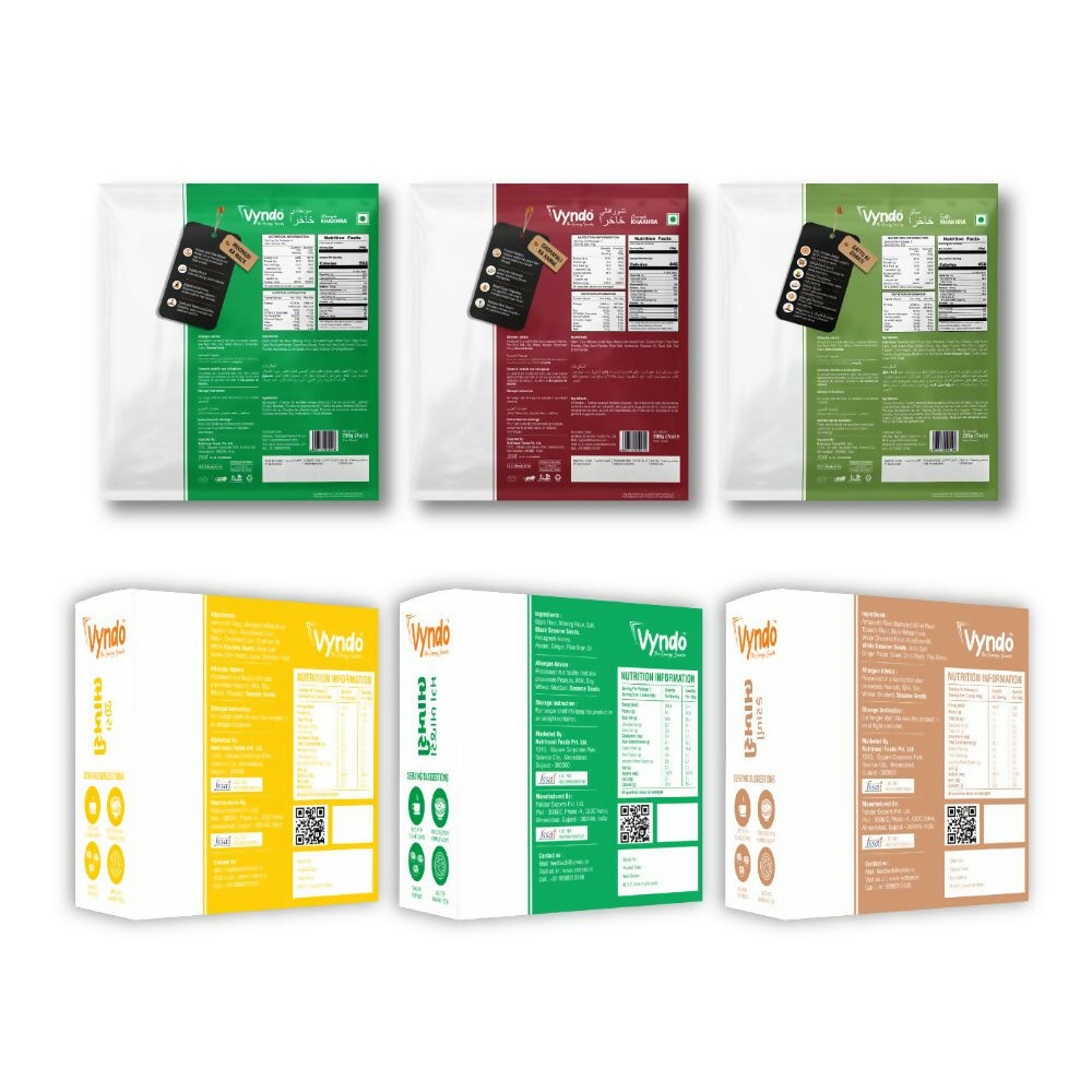 Vyndo High Protein Rich Khakhra & Bhakhri Combo