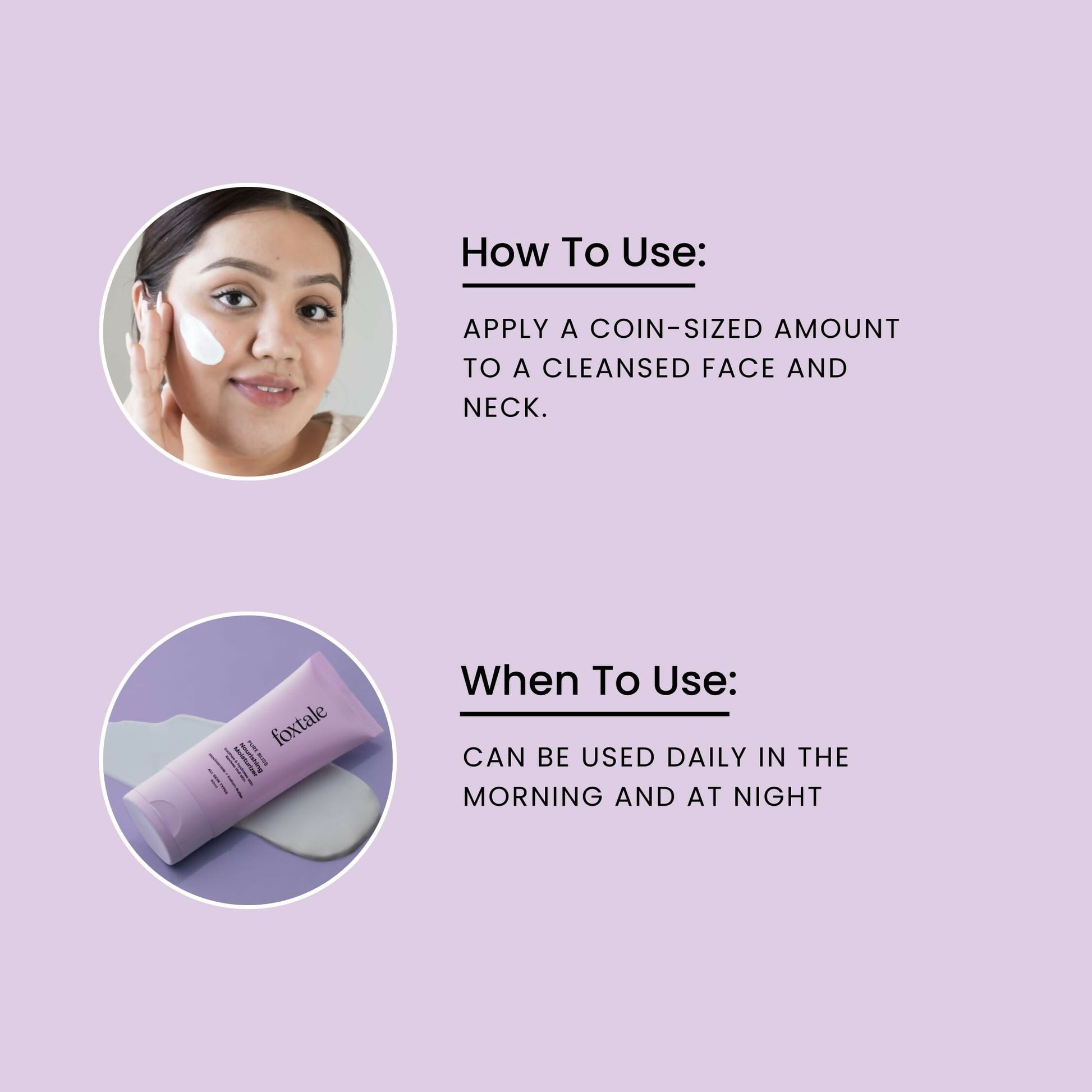 Foxtale Nourishing Face Moisturizer With Niacinamide For 24 Hr Hydration & Lightweight