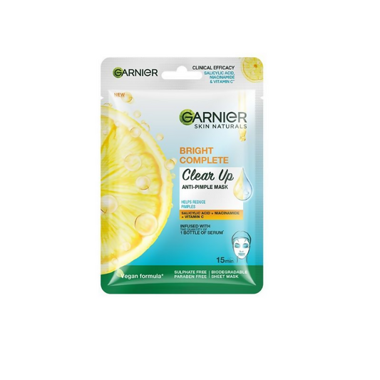 Garnier Bright Complete Anti Pimple Sheet Mask