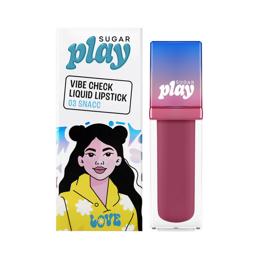 Sugar Play Vibe Check Liquid Lipstick - 03 Snacc