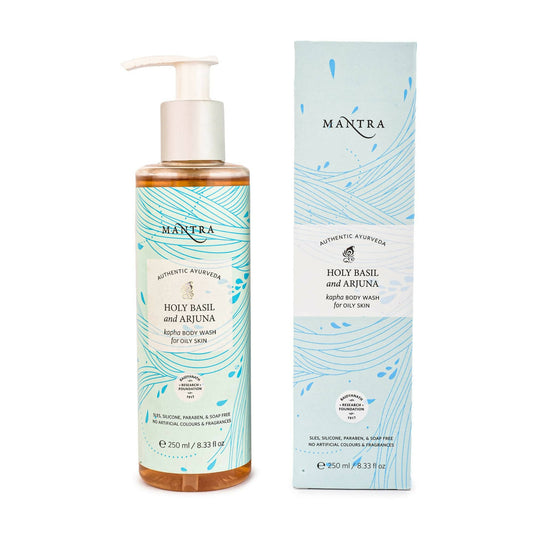 Mantra Herbal Holy Basil and Arjuna Kapha Body Wash For Oily Skin
