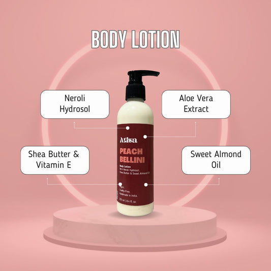 Buy Atisa Peach Bellini Body Lotion from DrMediCart, Ship from India to USA
