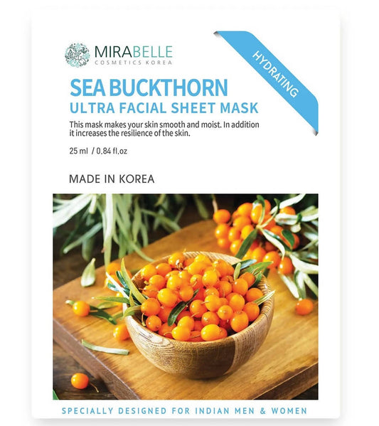Mirabelle Korea Sea Buckthorn Ultra Facial Sheet Mask