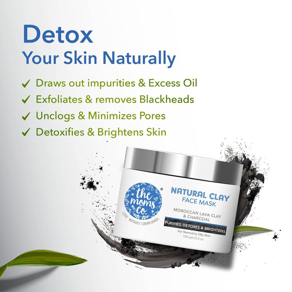 The Moms Co Natural Clay Face Mask (100 Gm) - Drmedicart