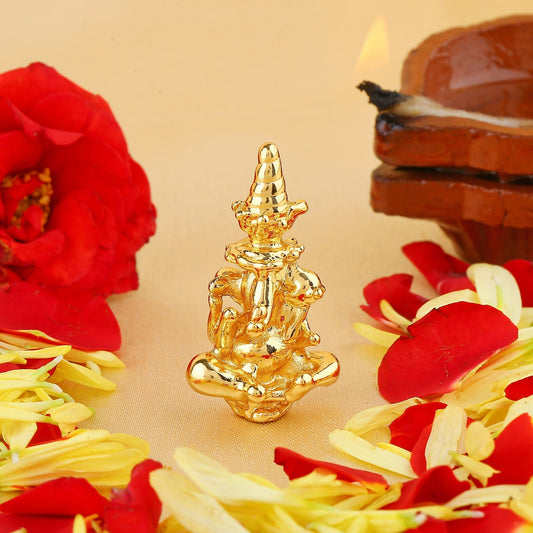 Buy Estele Gold-Polished Spiritual Lord Divine Ganesha Idol for Gifts & HouseWarming/Home/Office Decors