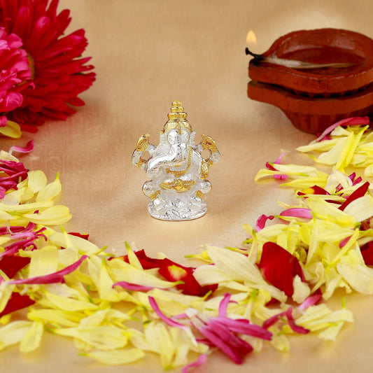 Buy Estele Gold-Polished Spiritual Lord Bal Ganesha Idol for Gifts & HouseWarming/Home/Office Decors
