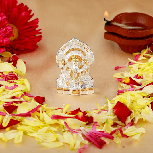 Buy Estele Gold-Polished Religious Lord Ganesha Idol for Gifts & HouseWarming/Home/Office Decors