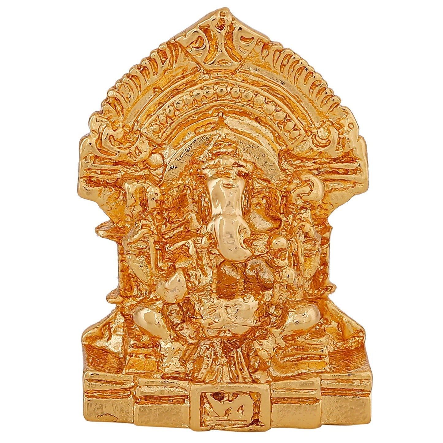 Estele Gold -Polished God of beginnings Lord Ganesha Idol for Gifts & HouseWarming/Home/Office Decors