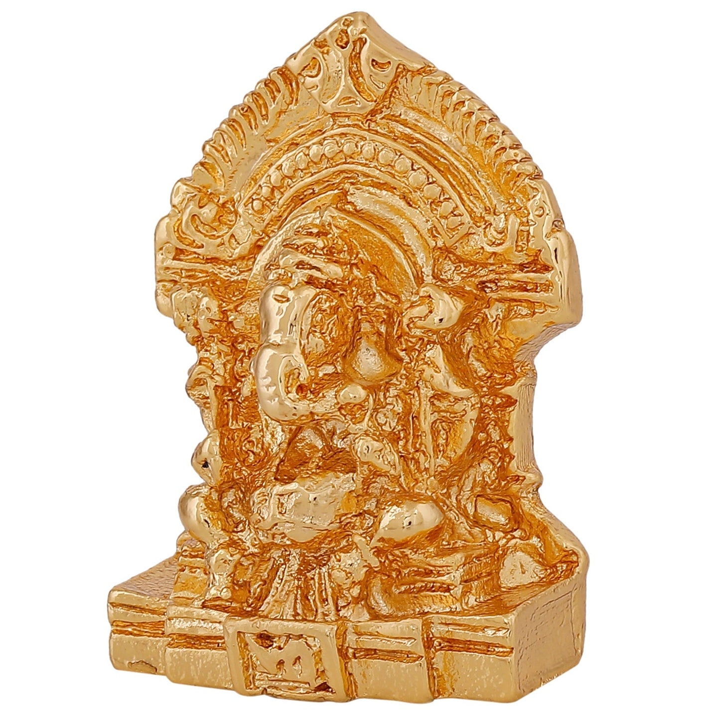 Estele Gold -Polished God of beginnings Lord Ganesha Idol for Gifts & HouseWarming/Home/Office Decors
