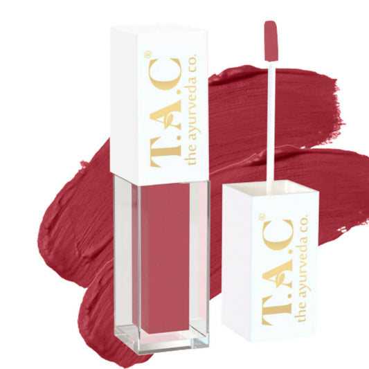 TAC - The Ayurveda Co. Liquid Matte Rust Desire Brown Lipstick