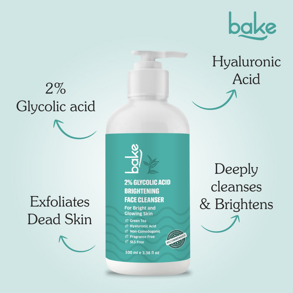 Bake 2% Glycolic Acid Exfoliating Face Wash