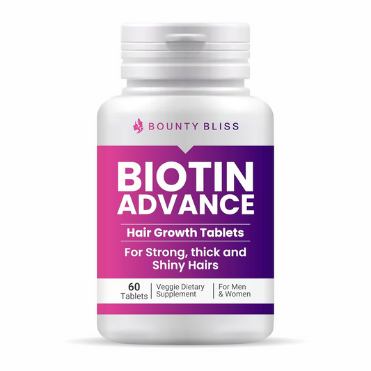 Bounty Bliss Biotin Advance Hair Growth Tablets Beauty & Hair Growth Gummies