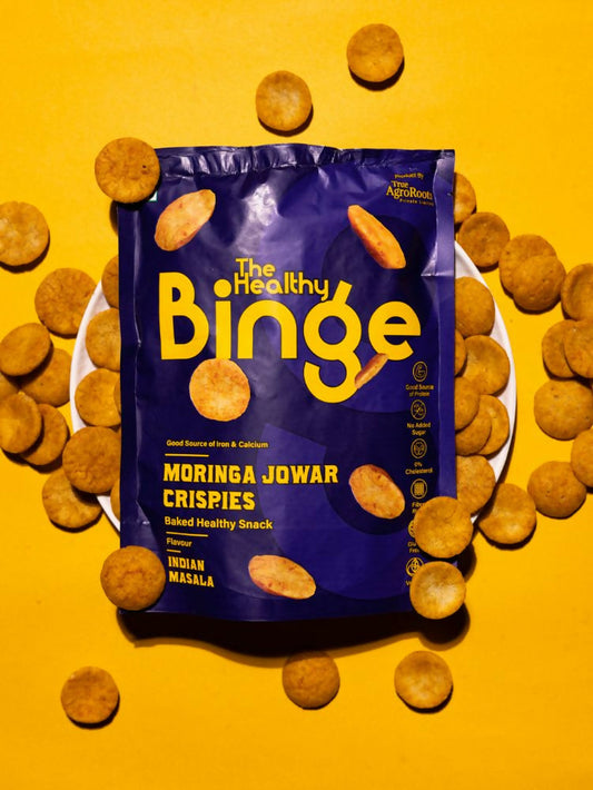 The Healthy Binge Moringa Jowar Chips | Indian Masala