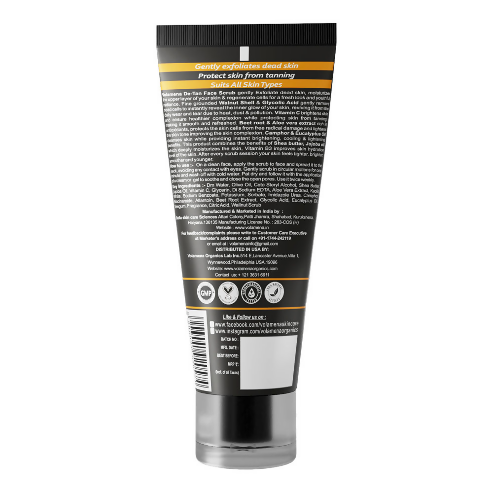 Volamena De-Tan Face Scrub
