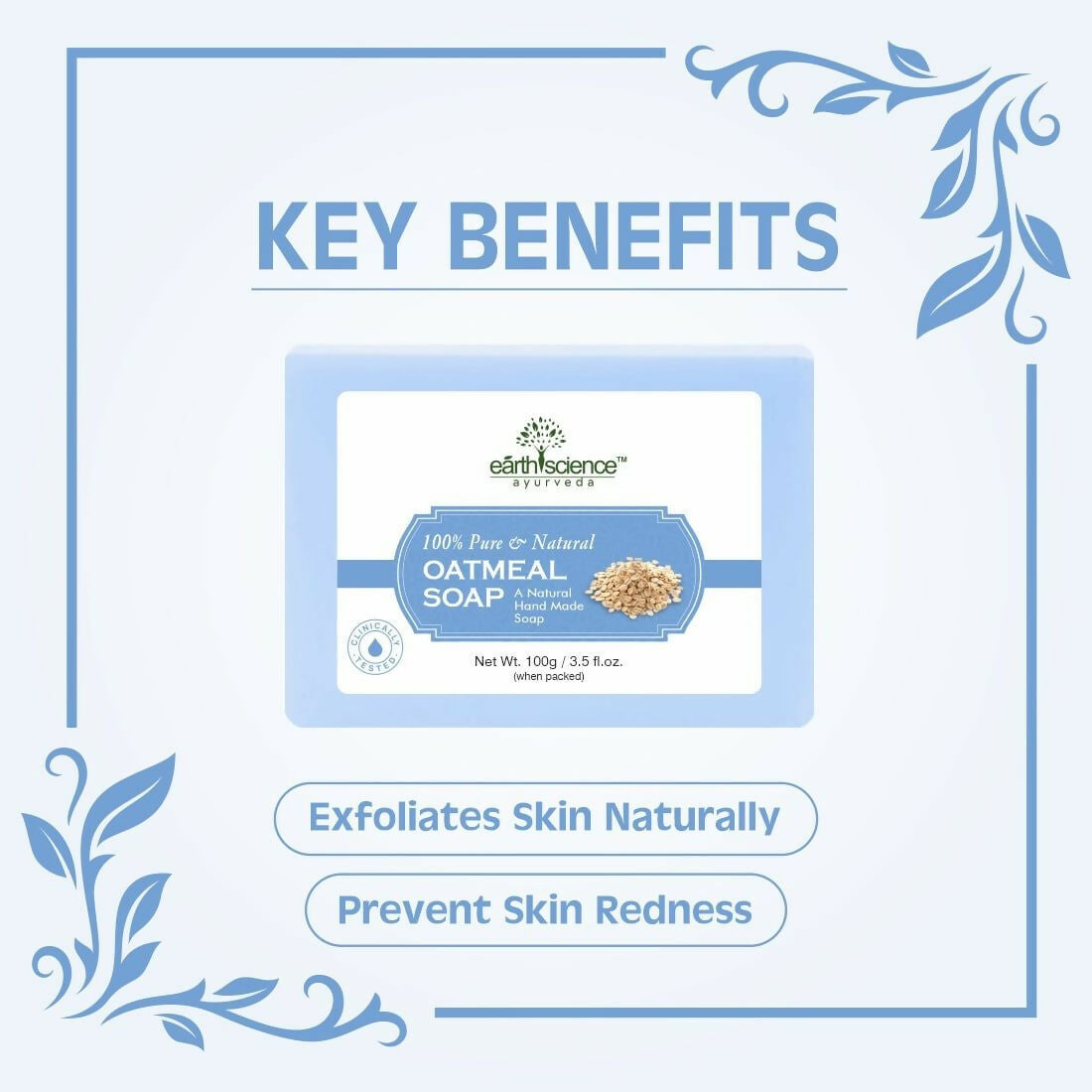 Earth Science Ayurveda Oat Meal Bath Soap