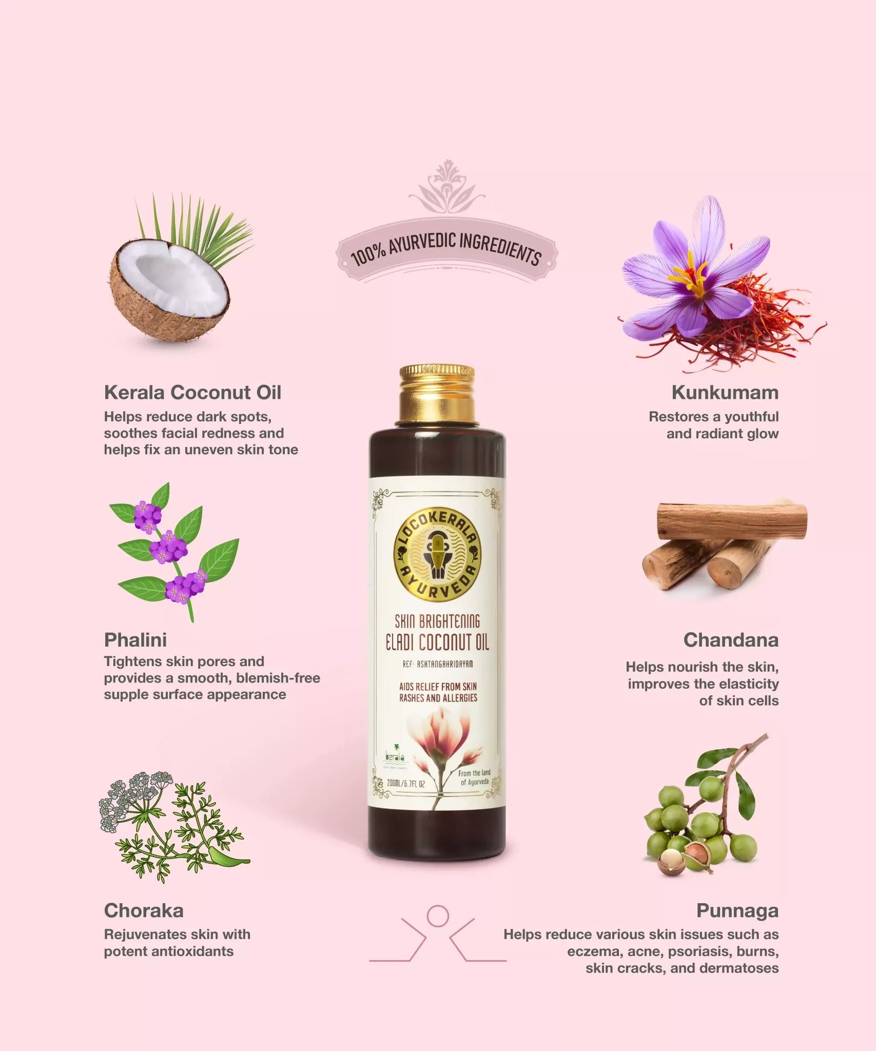 LocoKerala Eladi Coconut Oil – Your Path to Luminous Skin