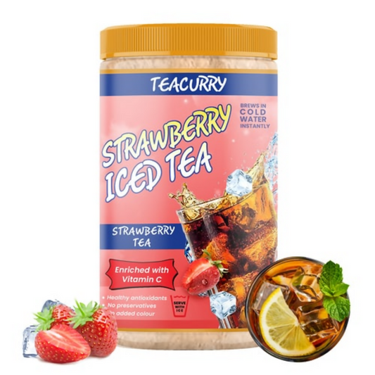 Buy Teacurry Strawberry Instant Iced Tea Powder from DrMediCart