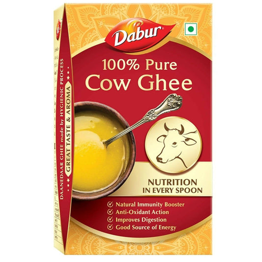 Dabur 100% Pure Daanedaar Cow Ghee | Cultured Cow Ghee | Pure and Natural Cow Ghee