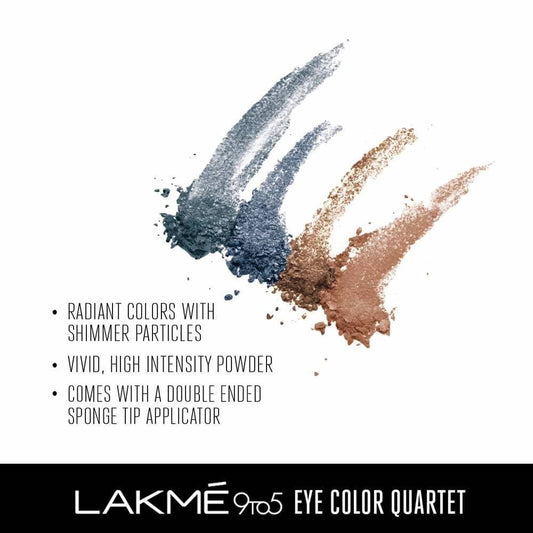 Buy Lakme 9 To 5 Eye Color Quartet Eye Shadow - Smokey Glam from DrMediCart, Ship from India to USA