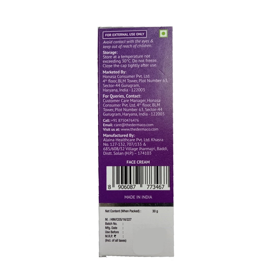 The Derma Co 10% Lactic Acid Face Cream for Skin Dullness & Pigmentation - DrMediCart