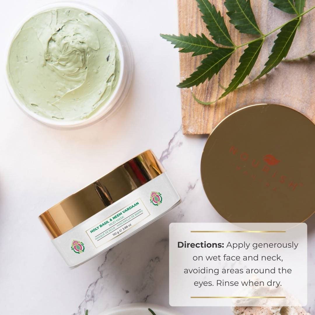 Nourish Mantra Holy Basil & Neem Vardaan Mud Mask - DrMediCart