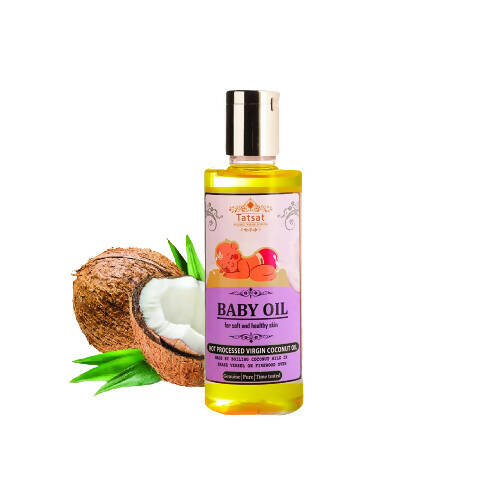 Tatsat Hot processed Pure Virgin New born baby massage Coconut Oil