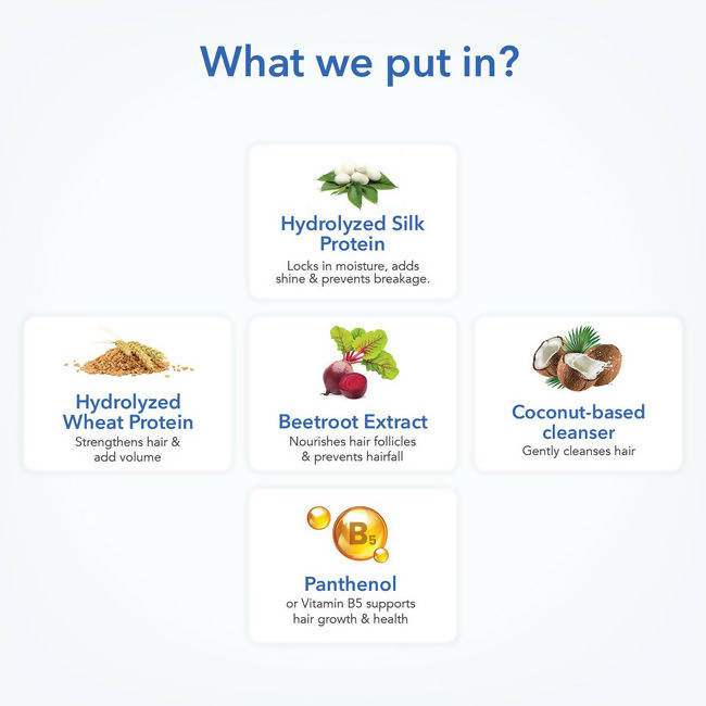 The Moms Co Natural Protein Shampoo - Drmedicart