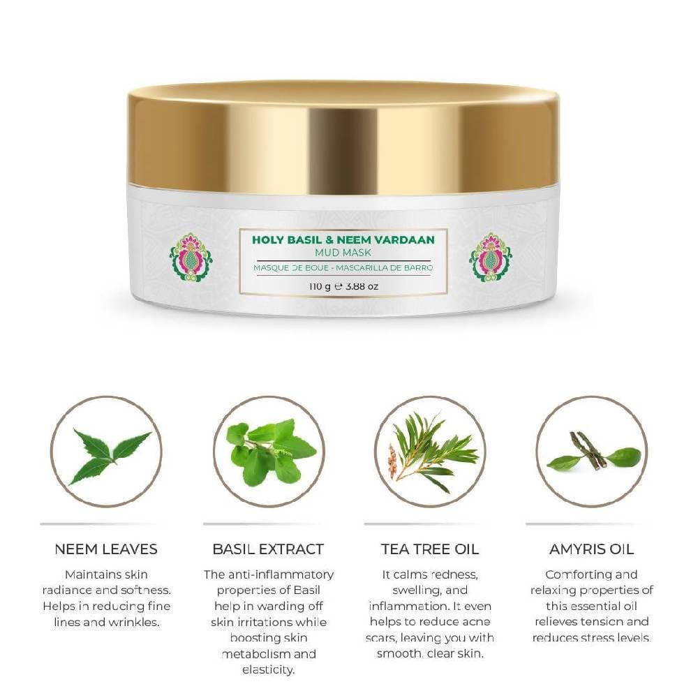 Nourish Mantra Holy Basil & Neem Vardaan Mud Mask - DrMediCart