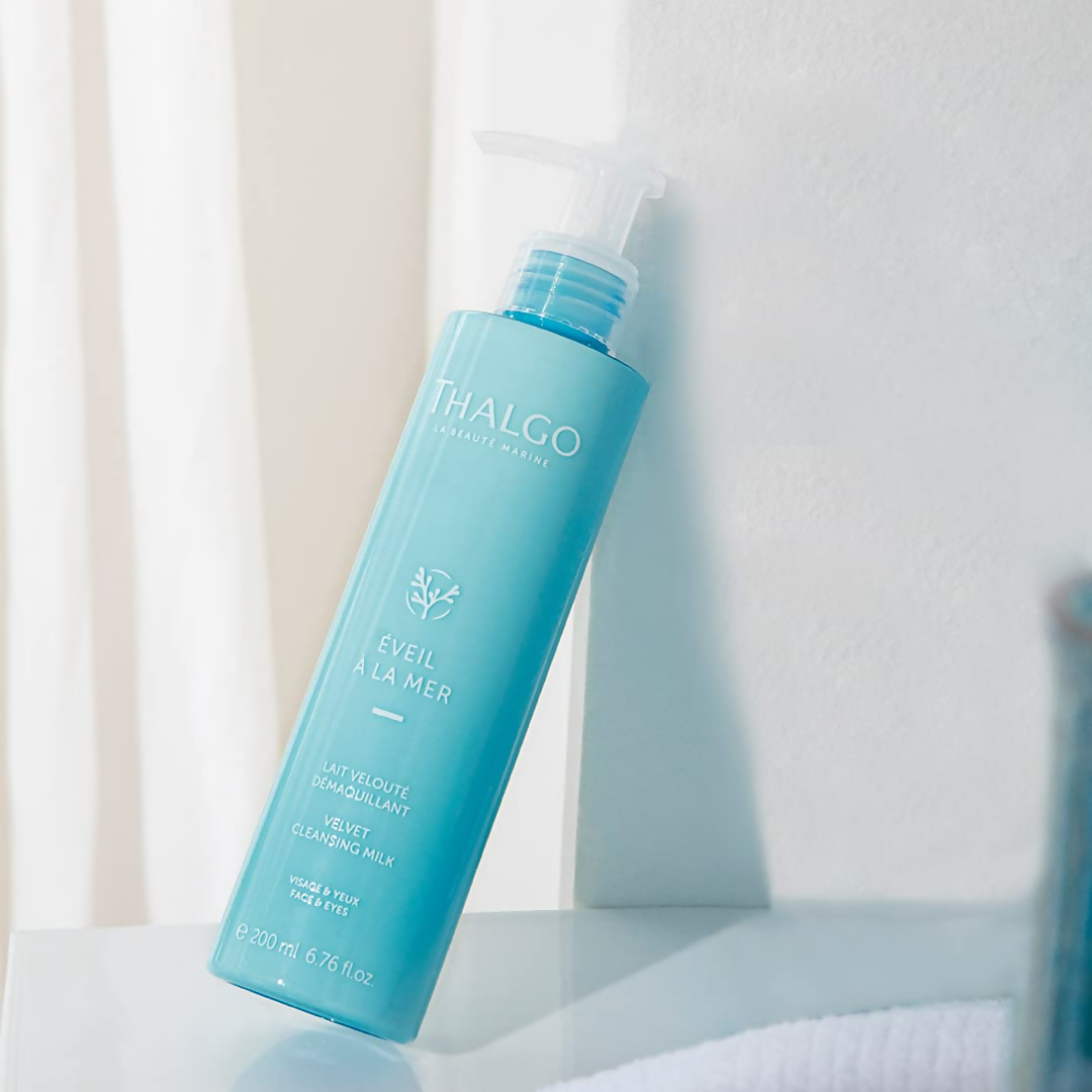 Thalgo Velvet Cleansing Milk - Gentle Cleansing Milk with Castor & Grape Seed Oils