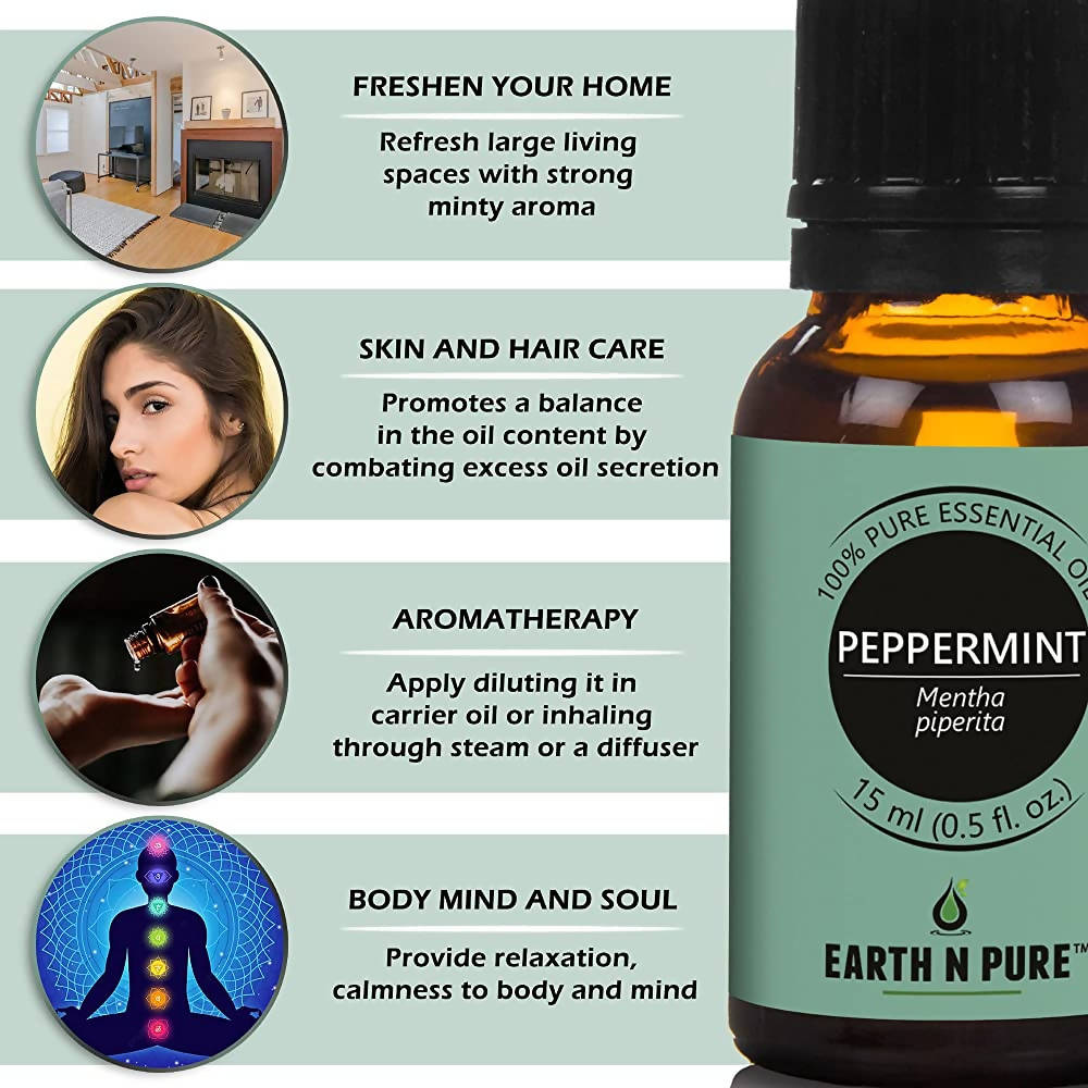 Earth N Pure Lavender & Peppermint Essential Oils