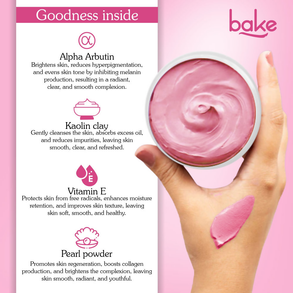 Bake Cotton Candy Anti Pigmentation Clay Mask With Alpha Arbutin