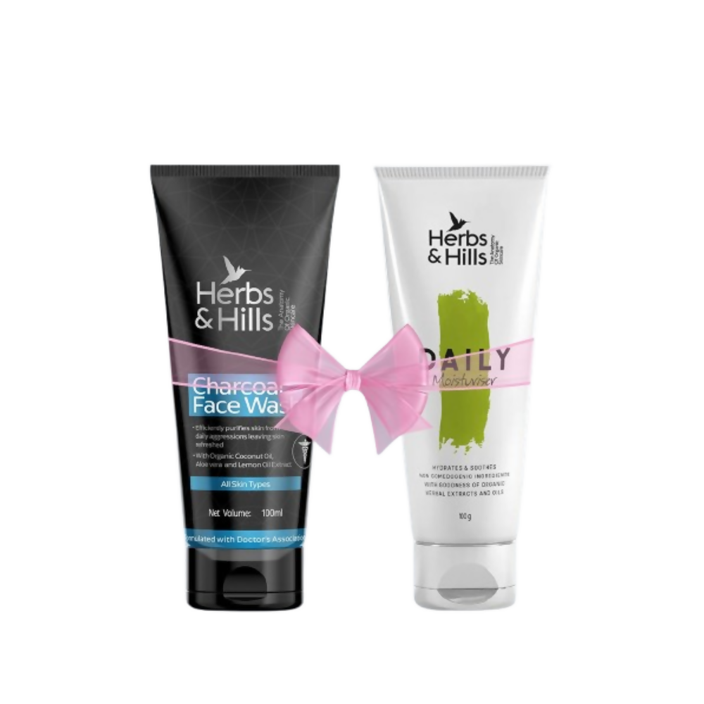 Herbs & Hills Charcoal Facewash & Moisturiser