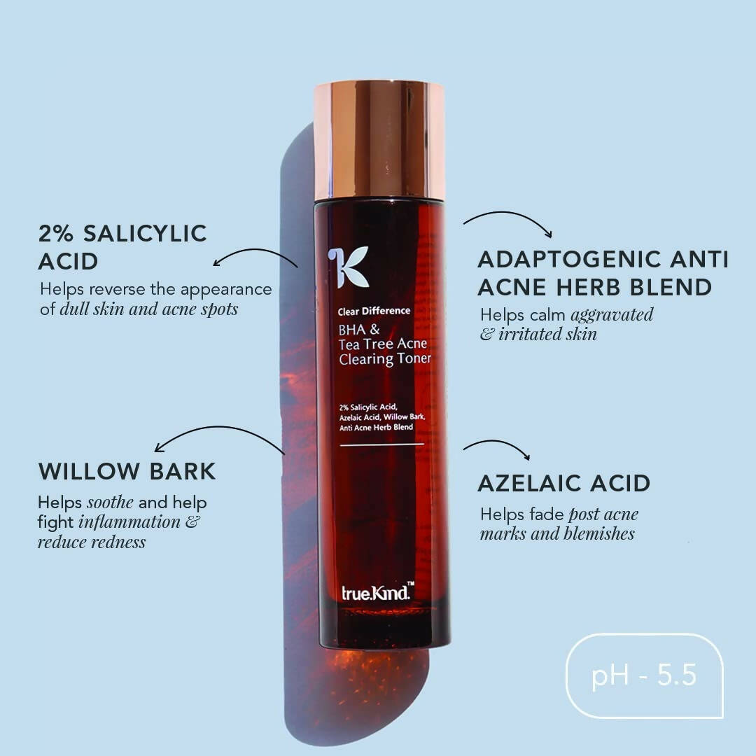 True Kind BHA & Tea Tree Acne Clearing Toner