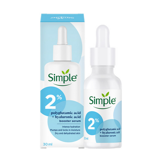 Simple 2% Hyaluronic Acid + Polyglutamic Acid Booster Serum