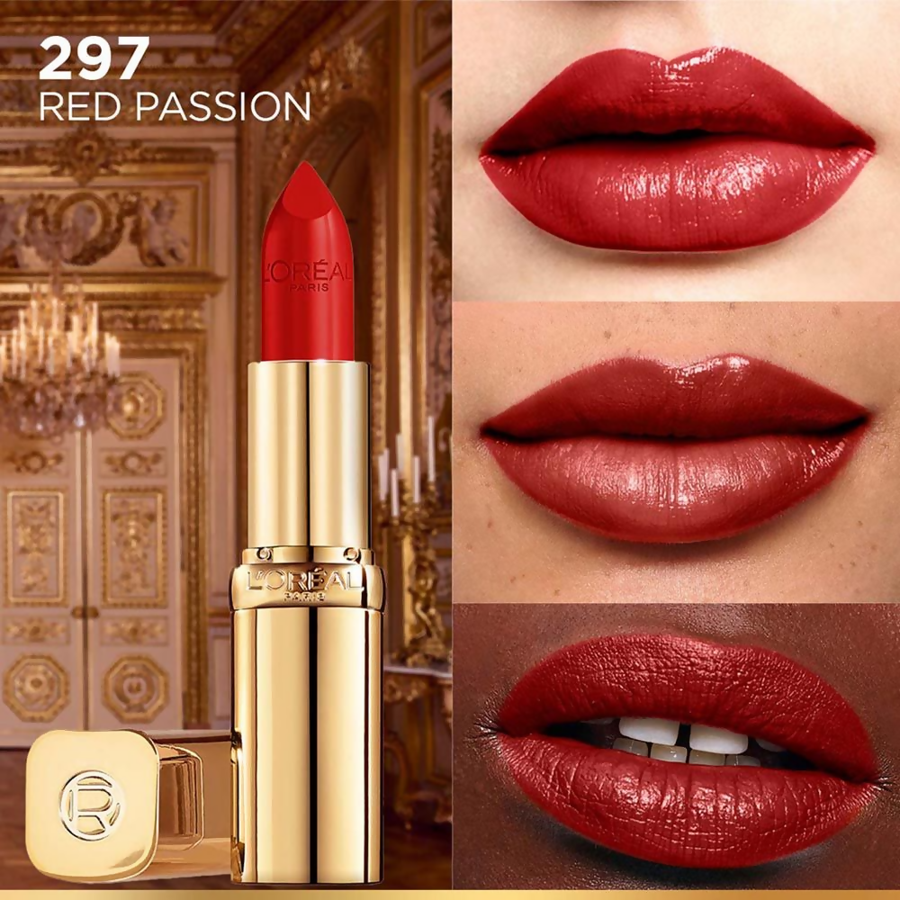 L'Oreal Paris Color Riche Satin Lipstick - 297 Red Passion
