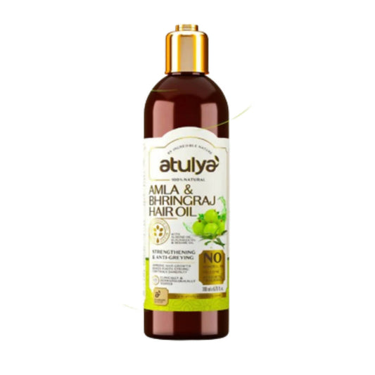 Buy Atulya Natural Amla & Bhringraj Hair Oil from DrMediCart, Ship from India to USA