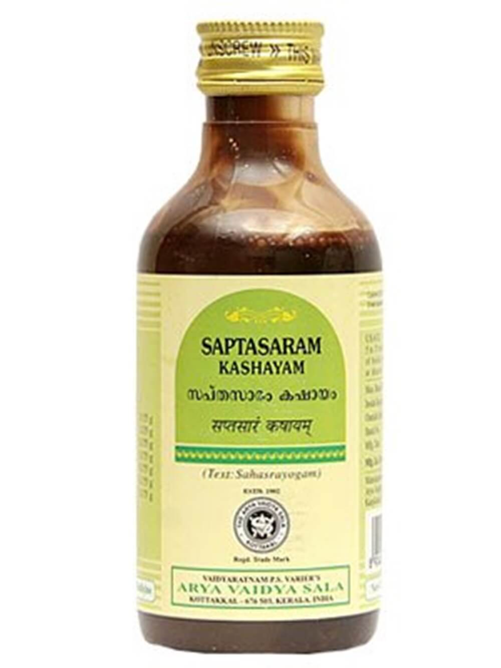 Buy Kottakkal Arya Vaidyasala - Saptasaram Kashayam from DrMediCart, Ship from India to USA