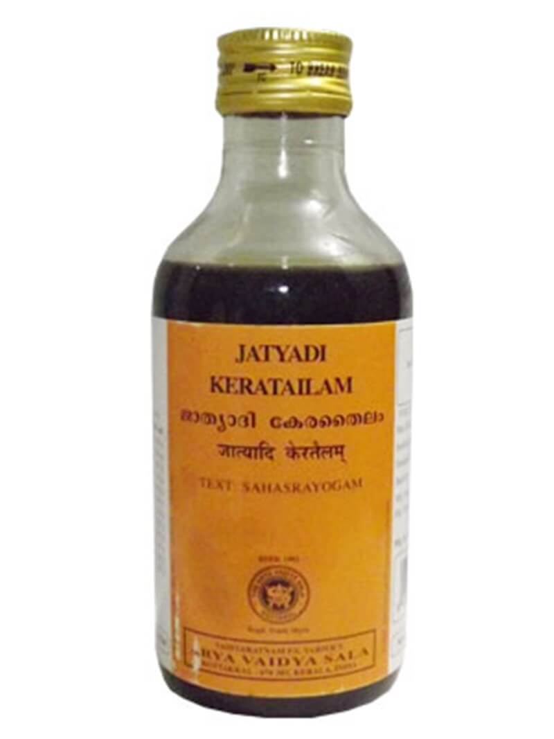 Buy Kottakkal Arya Vaidyasala - Jatyadi Keratailam 200 ml from DrMediCart, Ship from India to USA