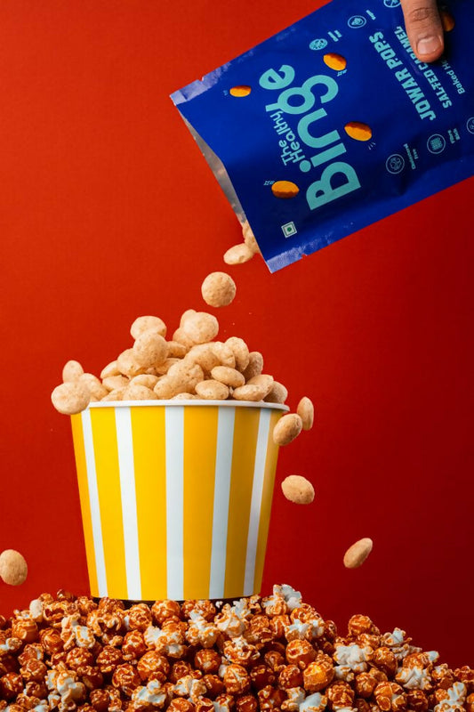 The Healthy Binge Jowar Pops | Salted Caramel