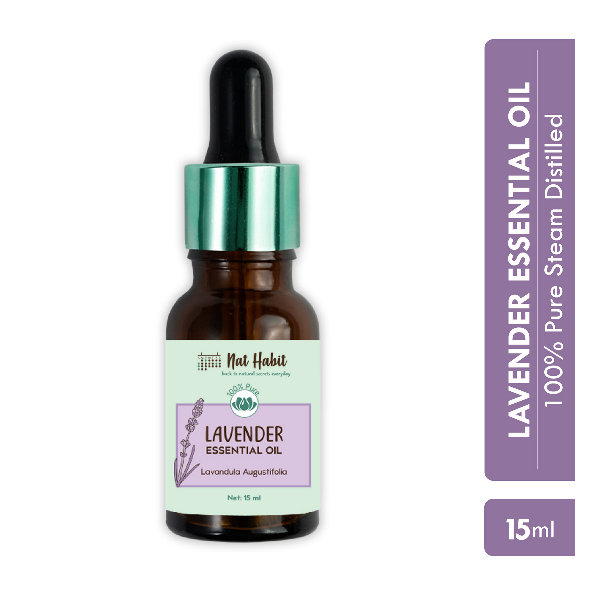 Nat Habit Lavender Essential Oil For Healthy Hair Growth