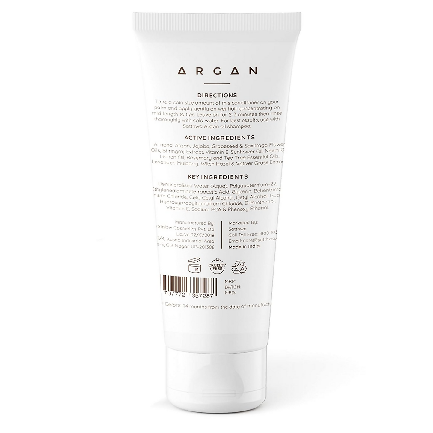 Satthwa Moroccan Argan Oil Conditioner