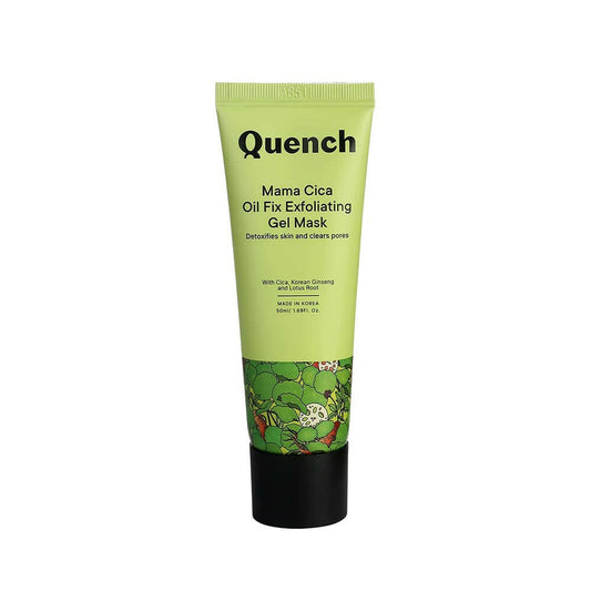 Quench Botanics Mama Cica Oil Fix Exfoliating Gel Mask - Korean Skincare