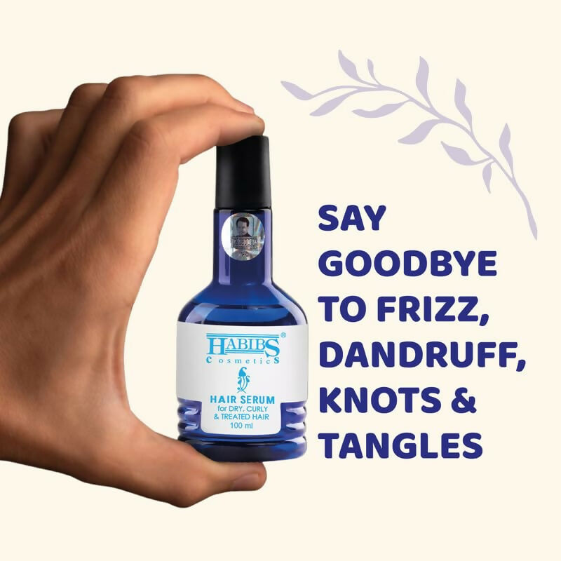 Habibs Hair Serum Dry Curly & Treated Hairs For Silky & Smooth Hair