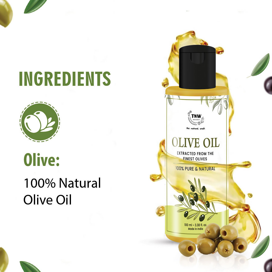 The Natural Wash Olive Oil Non-Sticky & Lightweight