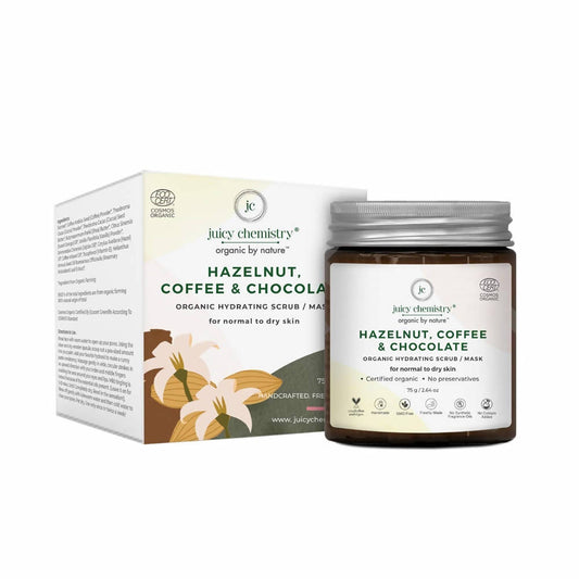 Juicy Chemistry Hazelnut, Coffee & Chocolate Face Scrub - DrMediCart