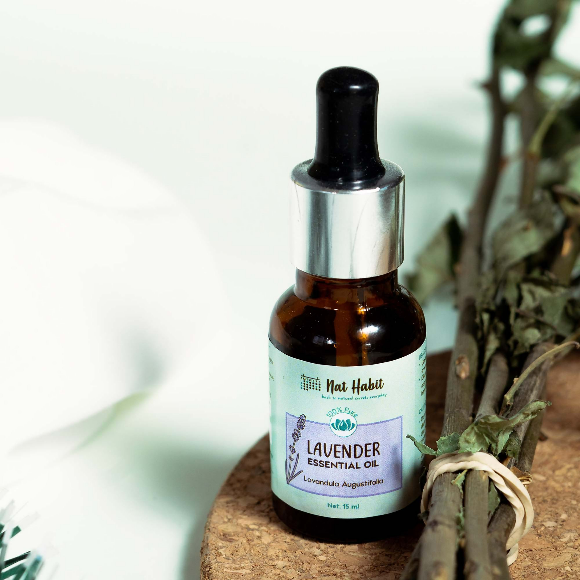 Nat Habit Lavender Essential Oil For Healthy Hair Growth