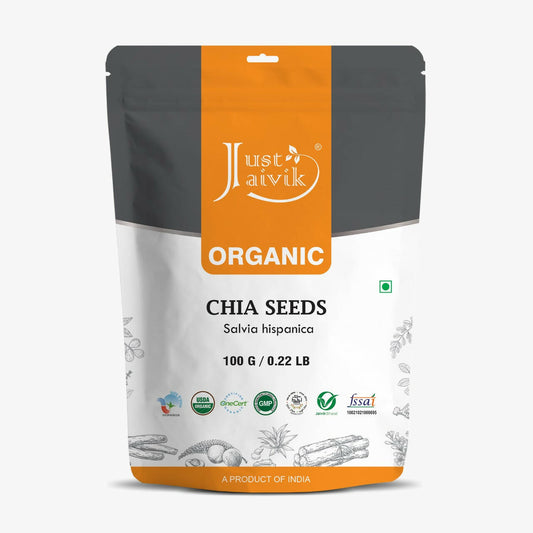 Just Jaivik Organic Chia Seeds