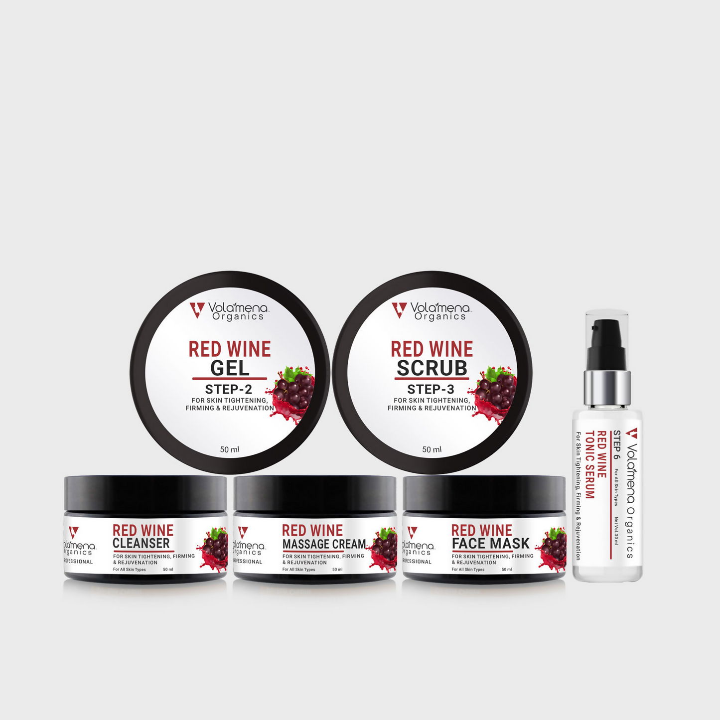 Volamena Organics Red Wine Facial Kit